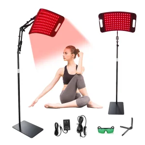 Red-Lt Therapy Lamp+ Timer,Adjustable Stand,Glassses