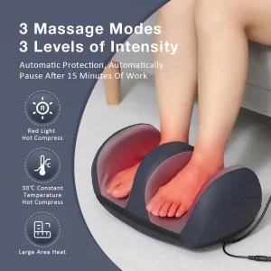 2-in-1 Shiatsu Foot & Calf Massager