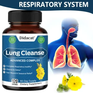 Lung Detox, Respiratory & Sinus Immune-120 caps