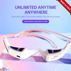 Red-Light Eye Toner Glasses with Massage Therapy